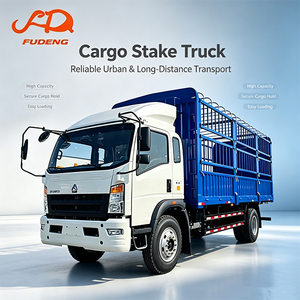 Reliable Diesel Cargo Truck 10T Load 4.2-5.3M Fence Body 6 Speed Heavy Duty Urban Delivery Logistics Truck for Sale