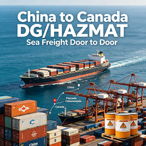 Reliable DG Shipment Handling Hazardous Material Sea Shipping FCL LCL